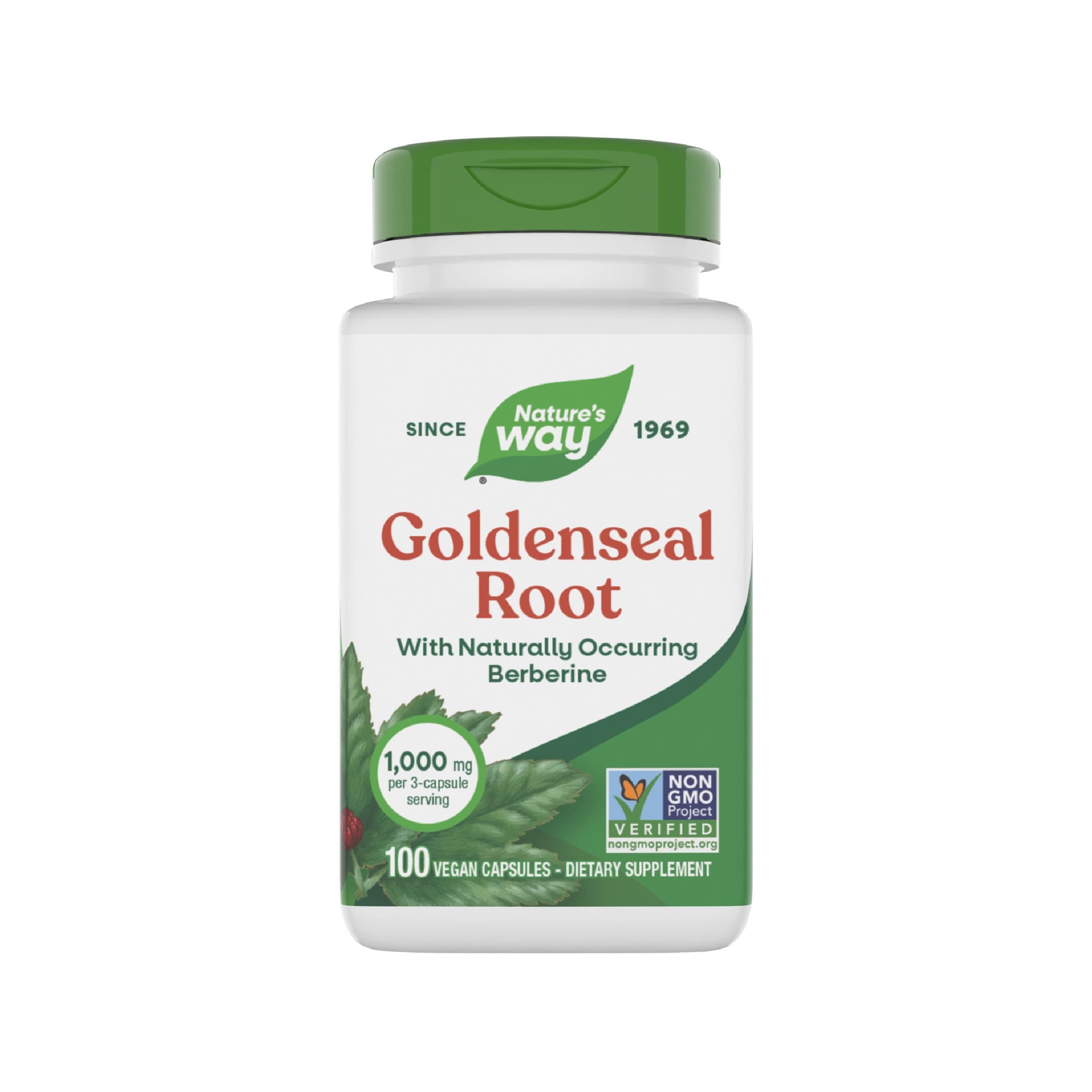 Nature's Way Goldenseal Root, 100 Capsules