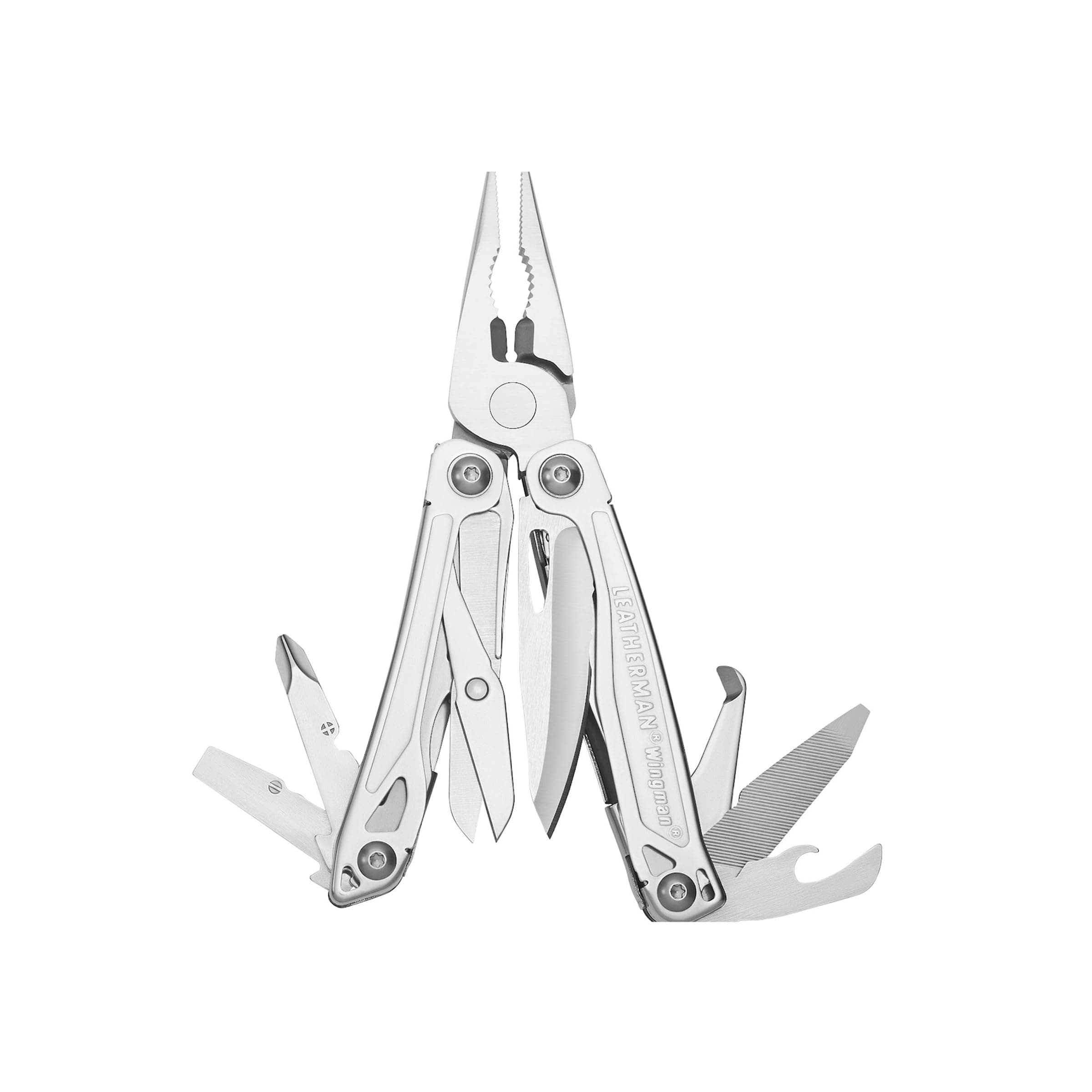 Wingman Multitool with Spring-Action Pliers and Scissors, Stainless Steel