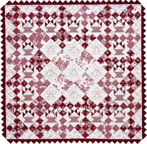 Cherry Delight Quilt Pattern by Alex Anderson