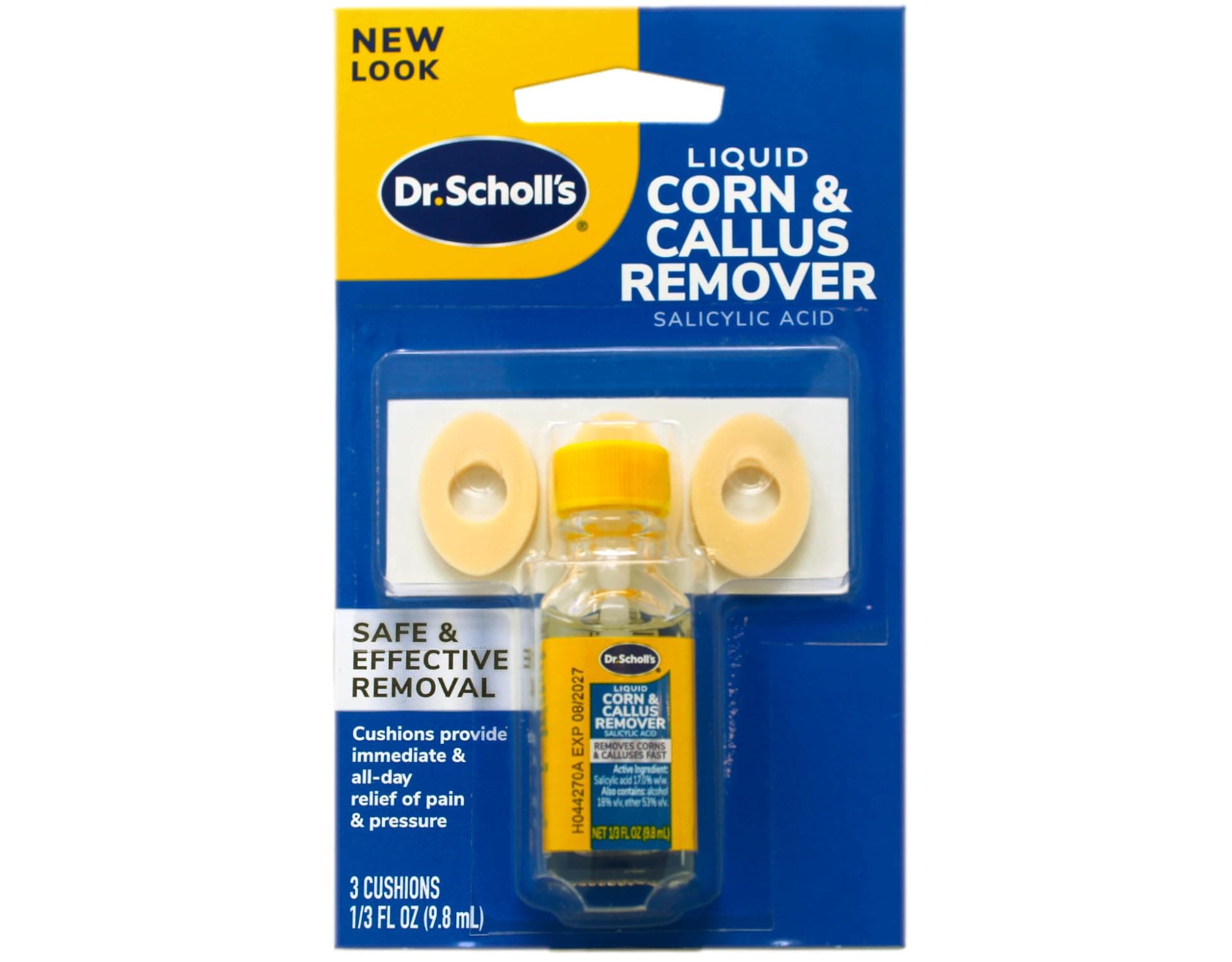 Dr. Scholl's Liquid Corn & Callus Remover, Liquid Kit- 1/3 fl oz.
