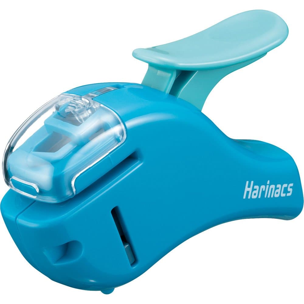 Harinacs Stapleless Stapler, Compact Alpha, Up to 5 Sheets Binding, Blue, Japan Import (SLN-MSH305B)