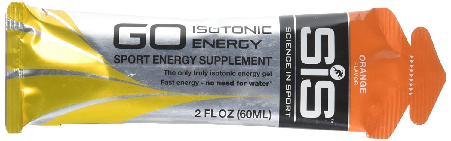 Energy Gel Pack, SIS Isotonic Energy Gel, 22g Fast Acting Carbs, Performance & Endurance Gels, Orange Flavor - 2 Fl Oz (Pack of 6)