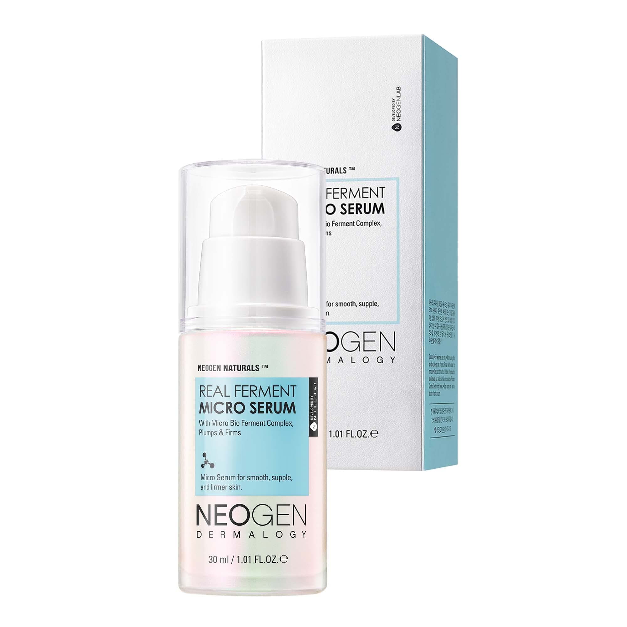 NEOGEN DERMALOGY Real Ferment Micro Serum 1.01 Fl Oz (30 ml) - Facial Serum with Naturally Fermented ingredients (Rice) & Hyaluronic Acid for Hydrated and Healthy skin - Korean Skin Care