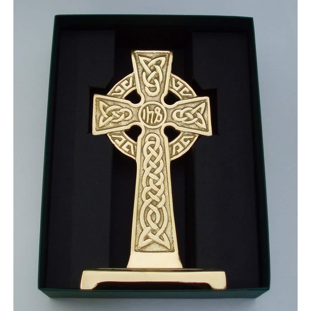 Robert Emmet Medium Bronze Standing IHS Celtic Cross
