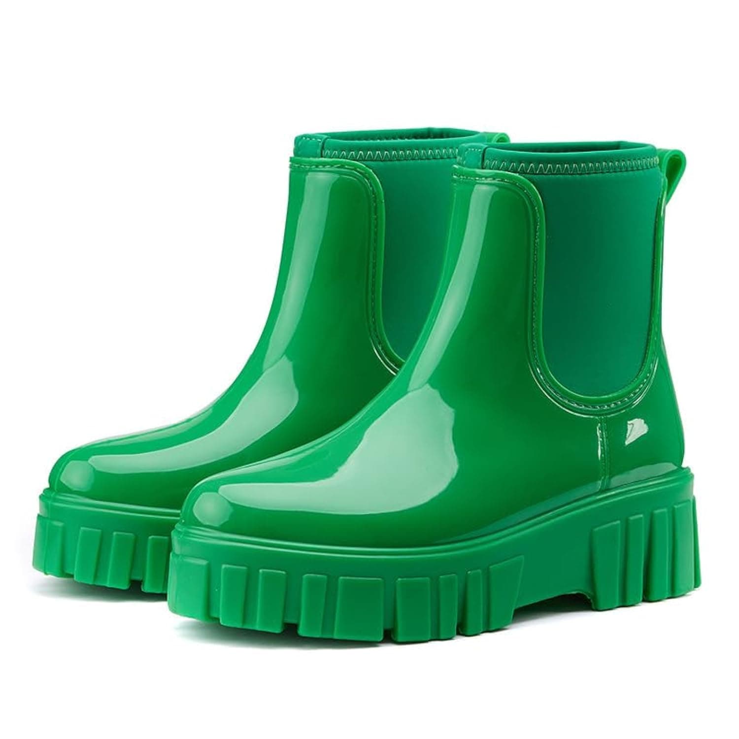 Green Ladies Rain Boots