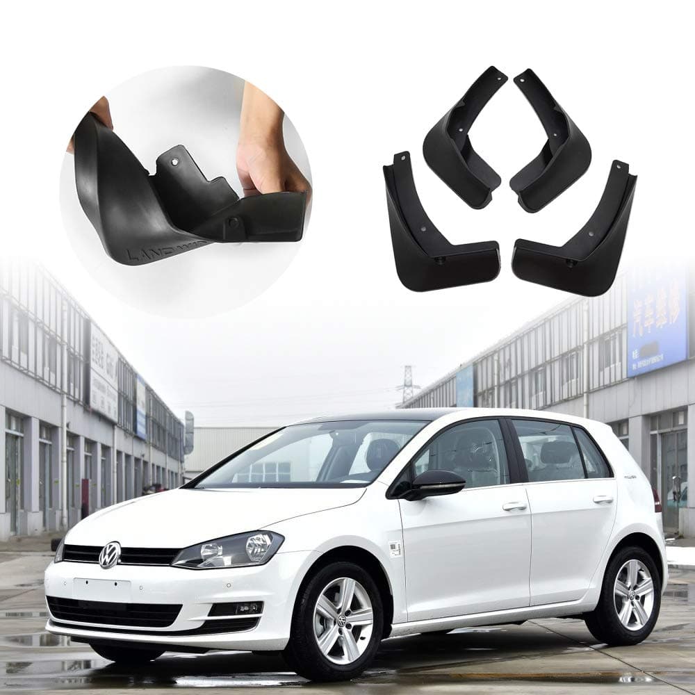 Molded Splash Guards Mud Flaps For Volkswagen VW Golf 7 MK7 Hatchback 2013-17 Front & Rear side
