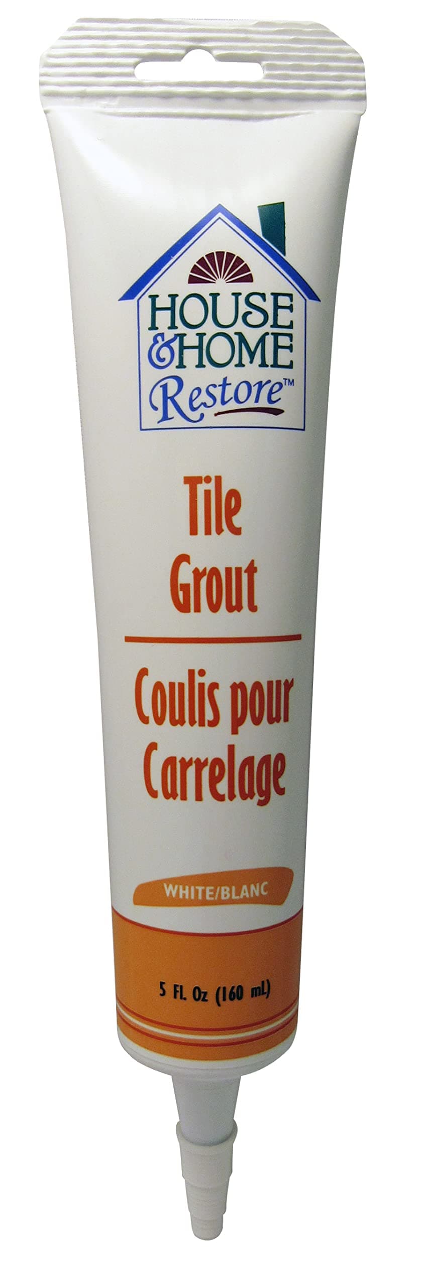 Red Devil EZ SQUEEZE Tile Grout, White, 5oz