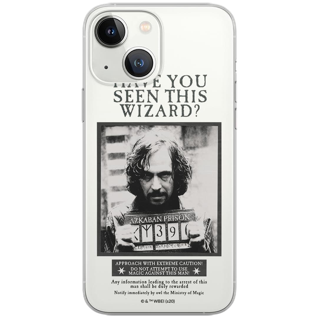ERT GROUP Mobile Phone Case for iPhone 13, Original and Officially Licensed Harry Potter Pattern, Harry Potter 031, Partly Transparent TPU Case