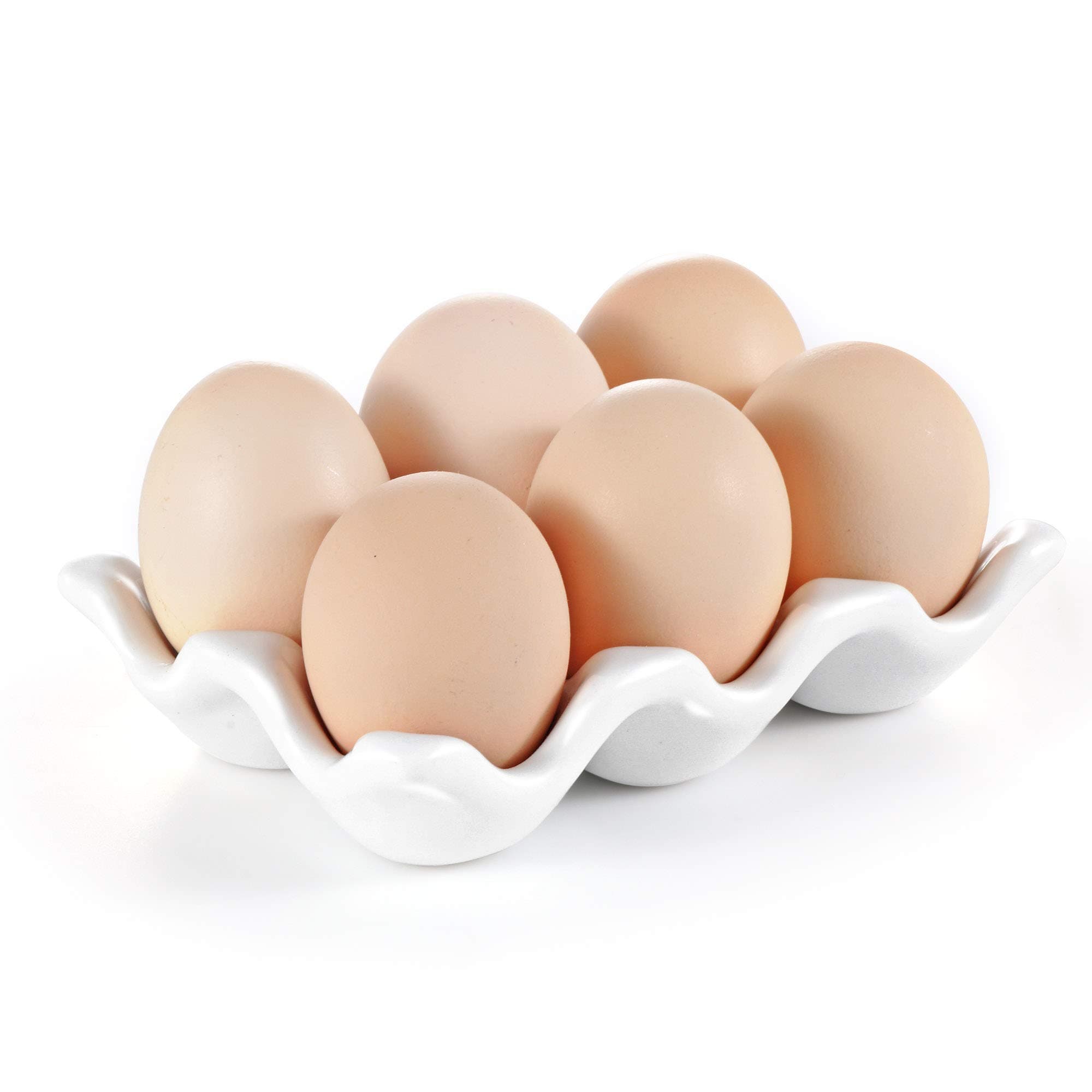 Cup Egg Tray Holder (White)