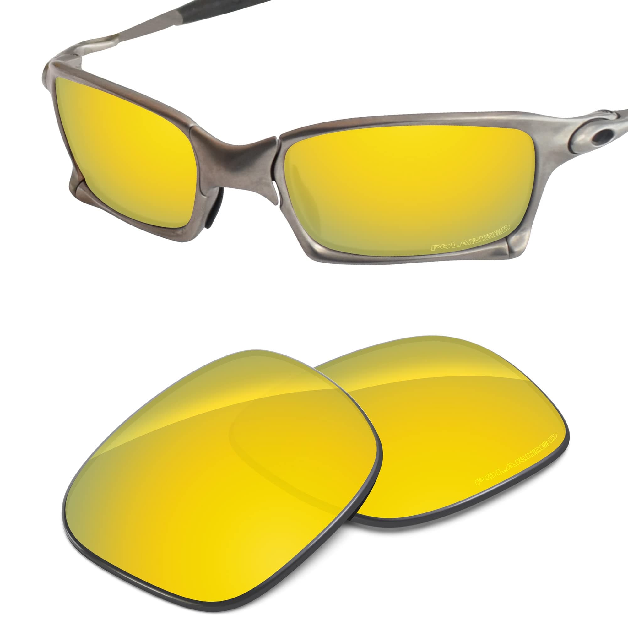 Tintart Performance Replacement Lenses Compatible with Oakley X Squared OO6011 Polarized Etched
