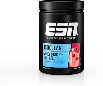 ESN ISOCLEAR Whey Isolate Protein Powder, Fresh Cherry, 908 g, 2 lbs, 30 Servings Clear Whey - Lactose Free