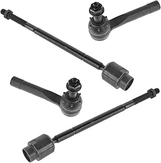 TRQ Front Inner & Outer Tie Rod Kit Set of 4 Compatible with Chevy Impala Pontiac Grand Prix