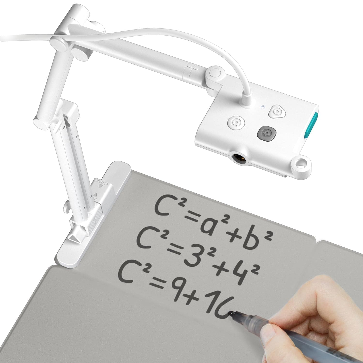 OKIOLABS OKIOCAM T Plus USB Camera for 11x17 Documents with Writing Board & Marker, Set for Teachers, Remote Learning, Classroom Presentations, Online Teaching for Windows, Mac, Chromebook - QHD