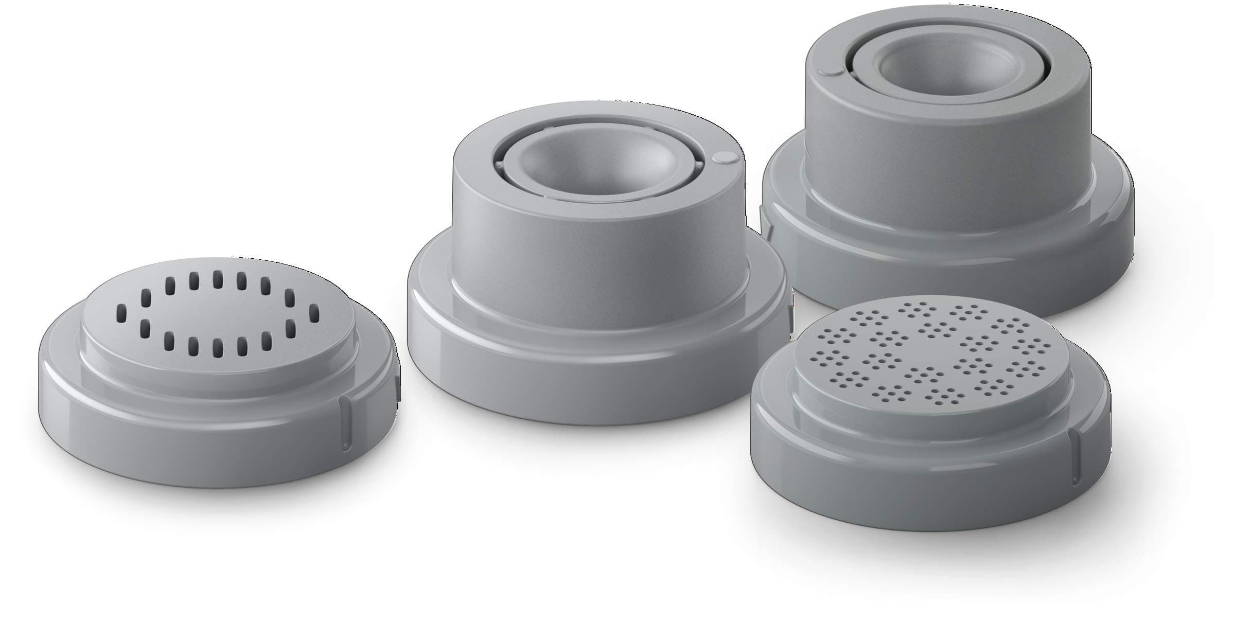 Philips Kitchen Appliances Philips Compact Pasta Maker 4-in-1 Accessory Shape Kit, Pappardelle, Tagliatelle, Angel Hair and Lasagna, Easy Clean, Homemade Pasta, Gray (HR2484/00)