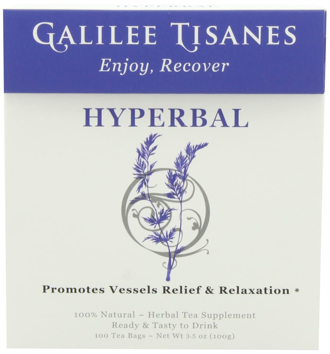 GALILEE TISANES Tea, Hyperbal, 2.27-Ounce
