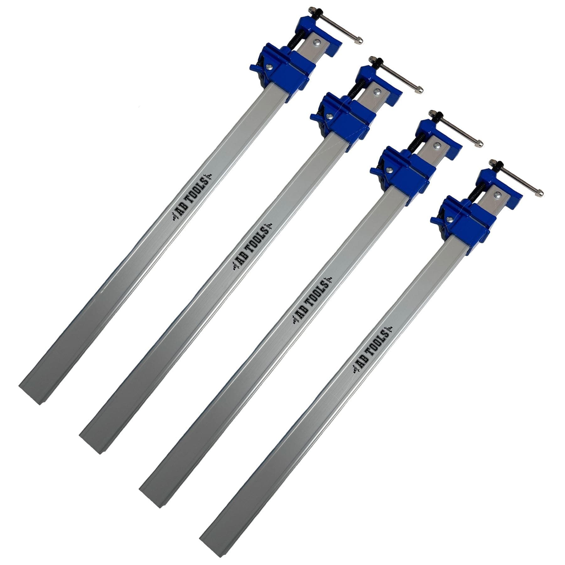 AB Tools 24" 600mm Aluminium Sash Clamp Grip Bench Work Holder vice Slide Clamp 4pk