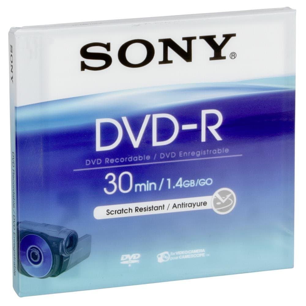 8cm DVD-R for Video Cameras - Single Pack