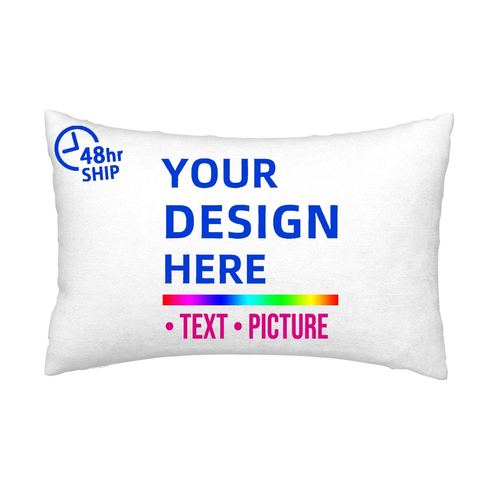Personalized Custom Pillow Cover Customized Pillowcase Standard Throw Pillow Case with Picture Text Photo Gifts