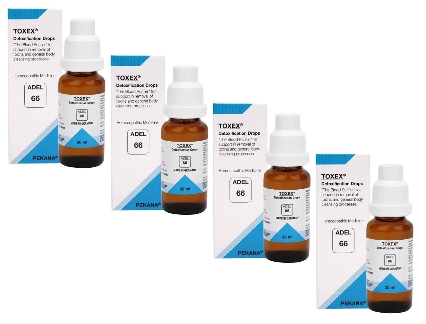 ADEL - 66 Detoxification Drops(Pack of 4)