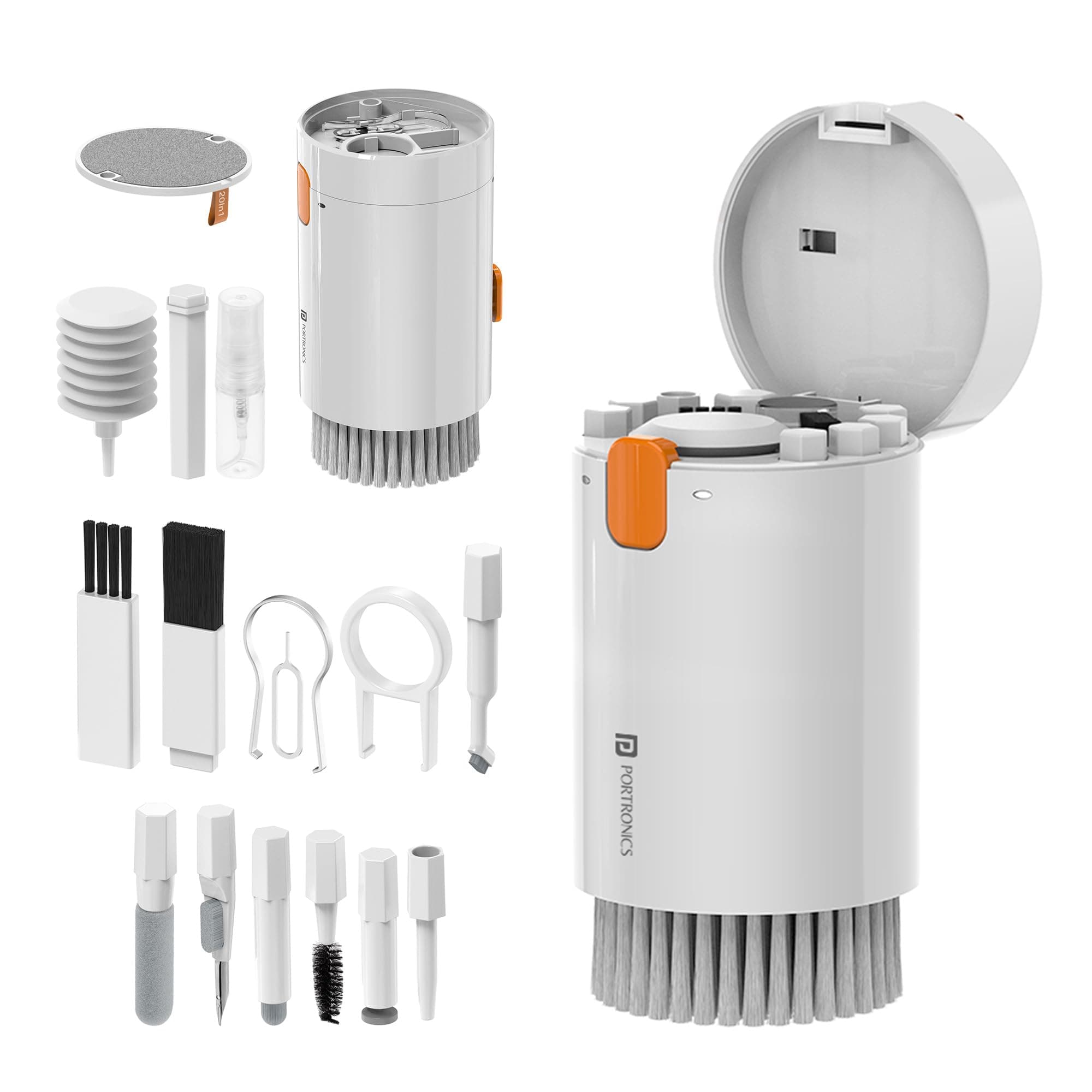 Clean G 20 in 1 Multipurpose Device Cleaner Cleaning Kit for Laptops, Smartphones, Keyboards, Desktop & Earphones(White)