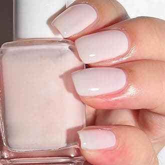 COSMOO Quick Dry Nail Polish, Nude Pink Chip Resistant Manicure, Non-Toxic, Vegan, Cruelty Free, 12ml, Fast Drying in 60 Seconds (Sheer Pale Pink)