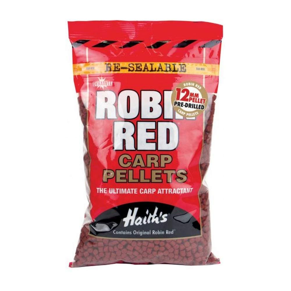 Baits Robin Red Carp Pellets – Pre Drilled – Colour 0, Size 900g.