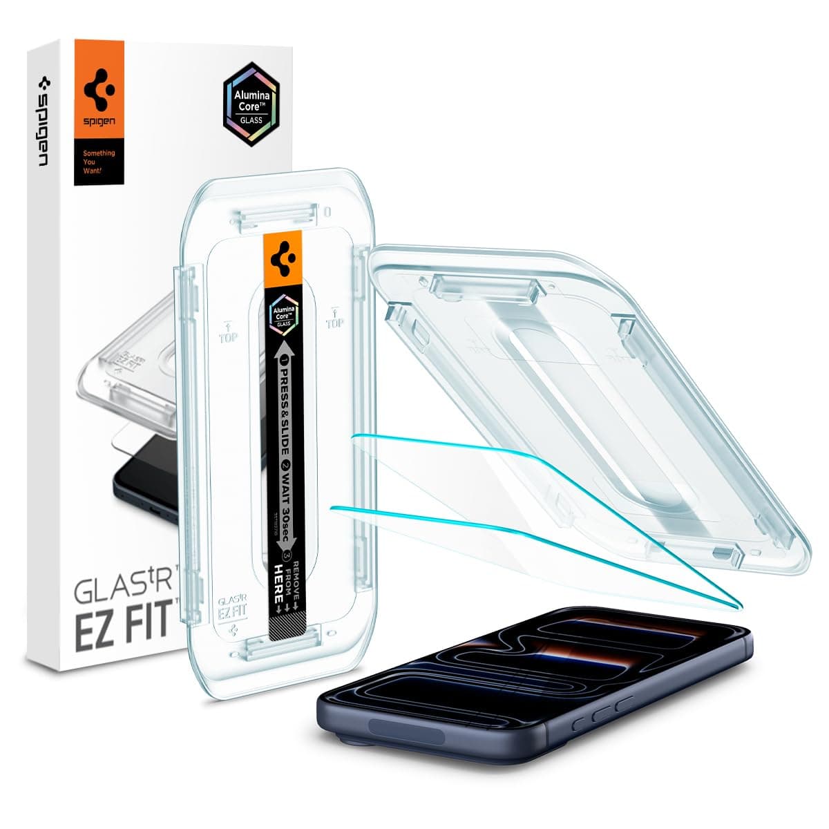 EZ Fit Tempered Glass Screen Protector Guard For iPhone 17/17 Pro / 16 Pro [2 Pack]