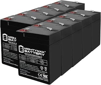 Mighty Max Battery 6V 4.5AH SLA Battery for Game Deer Feeder Mojo Duck - 10 Pack