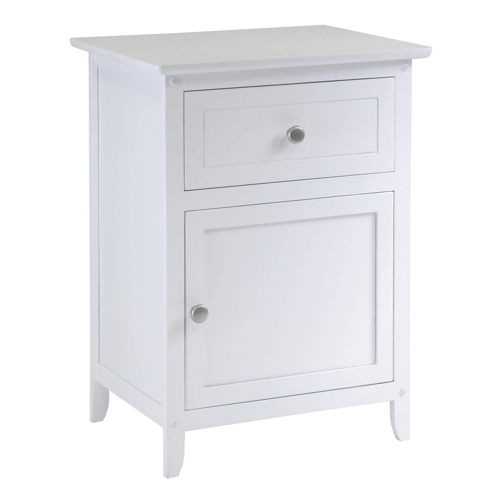 Winsome Eugene Accent Table White 18.90"W x 14.96"D x 25"H