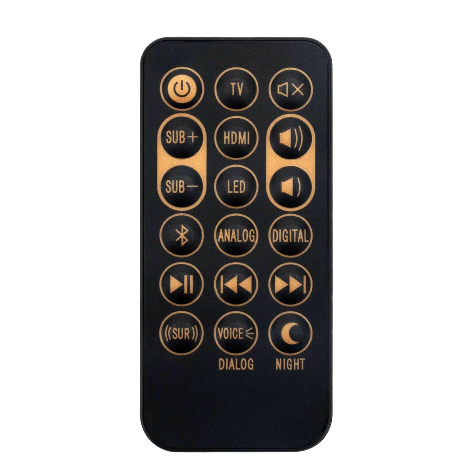 Replaced Remote Control Compatible with Klipsch Sound Bar Speaker RSB-3 RSB3 R4B R-4B RSB8 RSB-8 1062590 RSB6 RSB-6 RSB-11 RSB-14