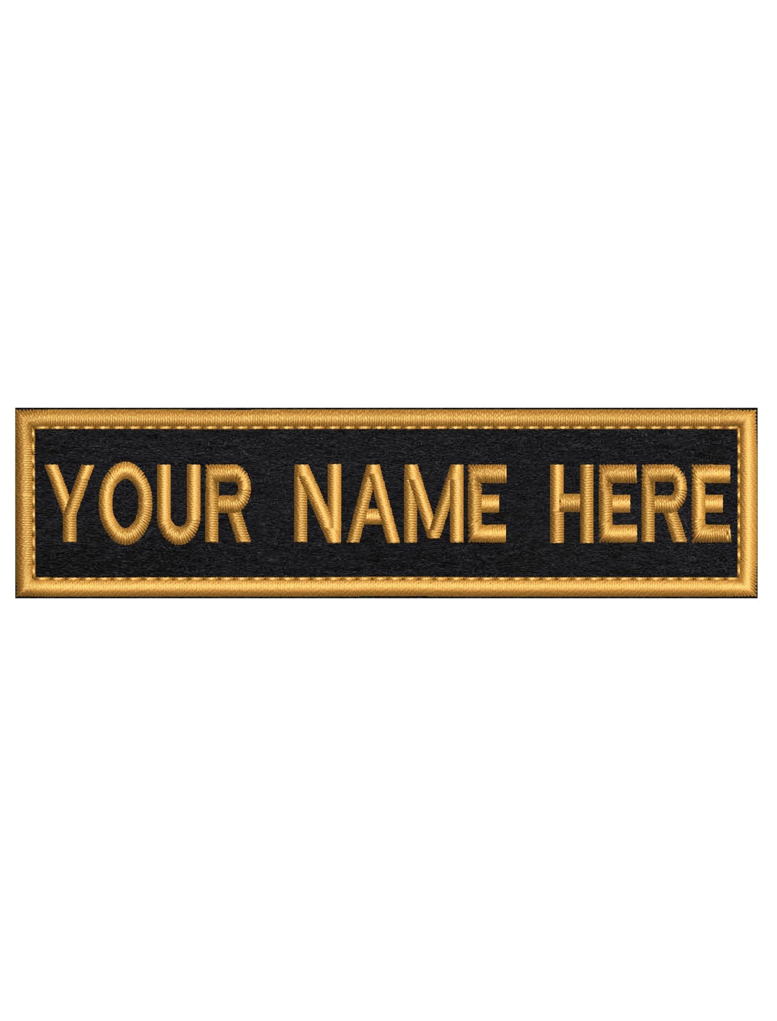 MADE FOR ME Custom Embroidery Name Tag Tabs Patch for Army Riders Jacket Cloths Bags Caps