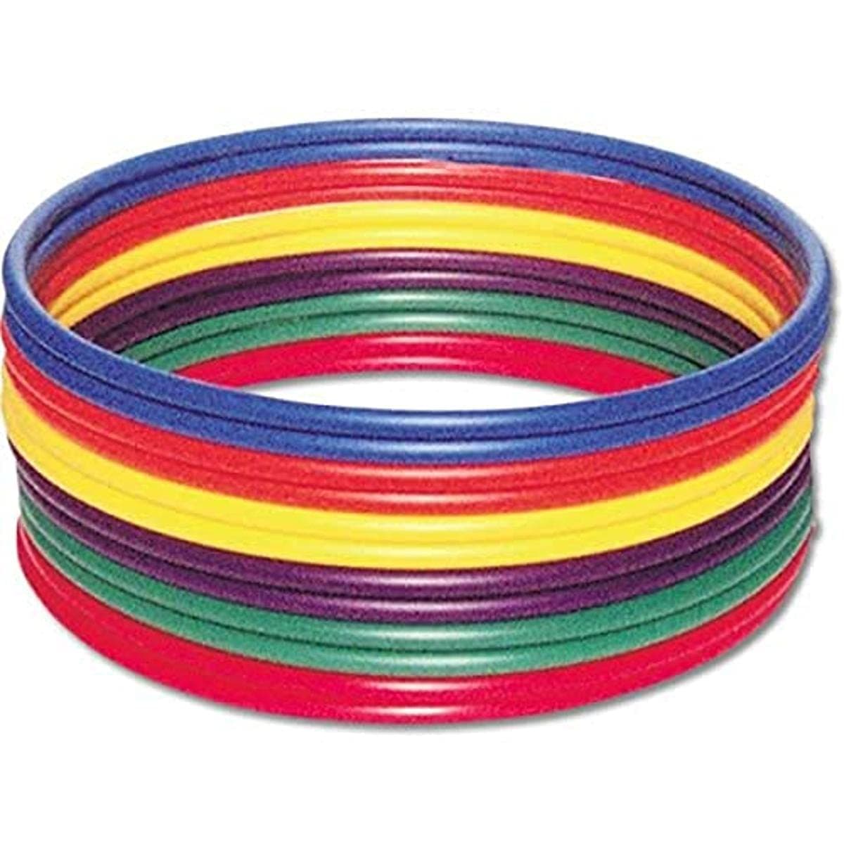 Pull Bouy Inc Premium No-Kink Hoops, 36-Inch (One Dozen), Rainbow