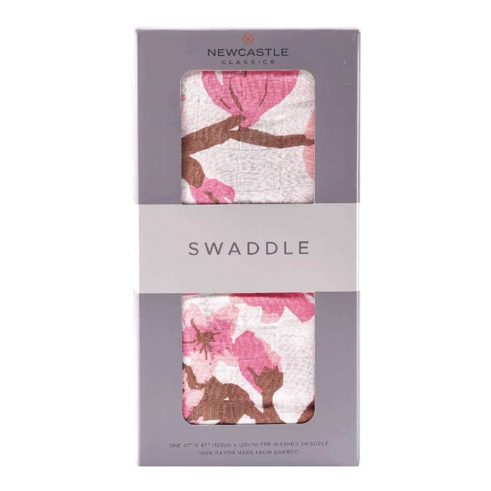 Muslin Swaddle Bamboo Newcastle Classics Cherry Blossom
