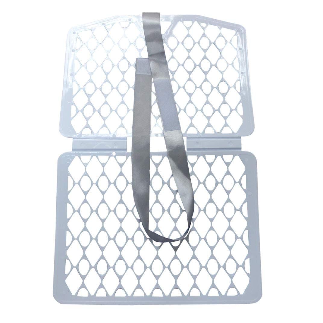 Shirts Jeans Sweaters Folding Board T-Shirts Clothes Folder Plastic Laundry folders Folding Boards with Ribbon 5 Pcs for Closet (Gray)