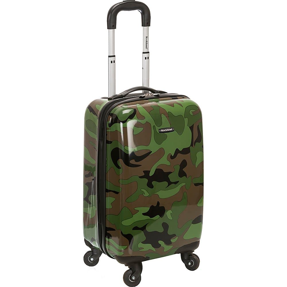 Rockland 20" Polycarbonate Carry on, Camo