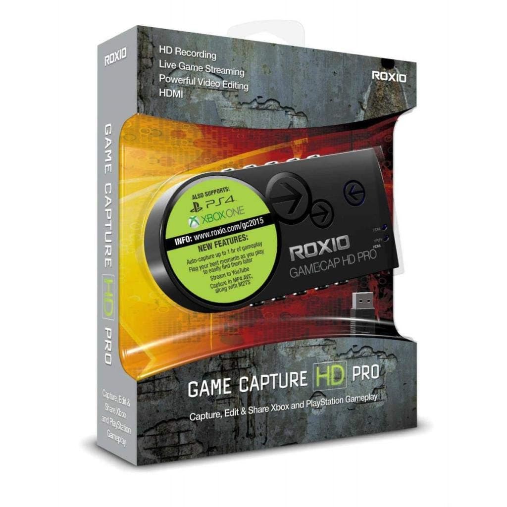 Roxio Game Capture HD Pro - USB Connector - PCI Interface - Windows OS