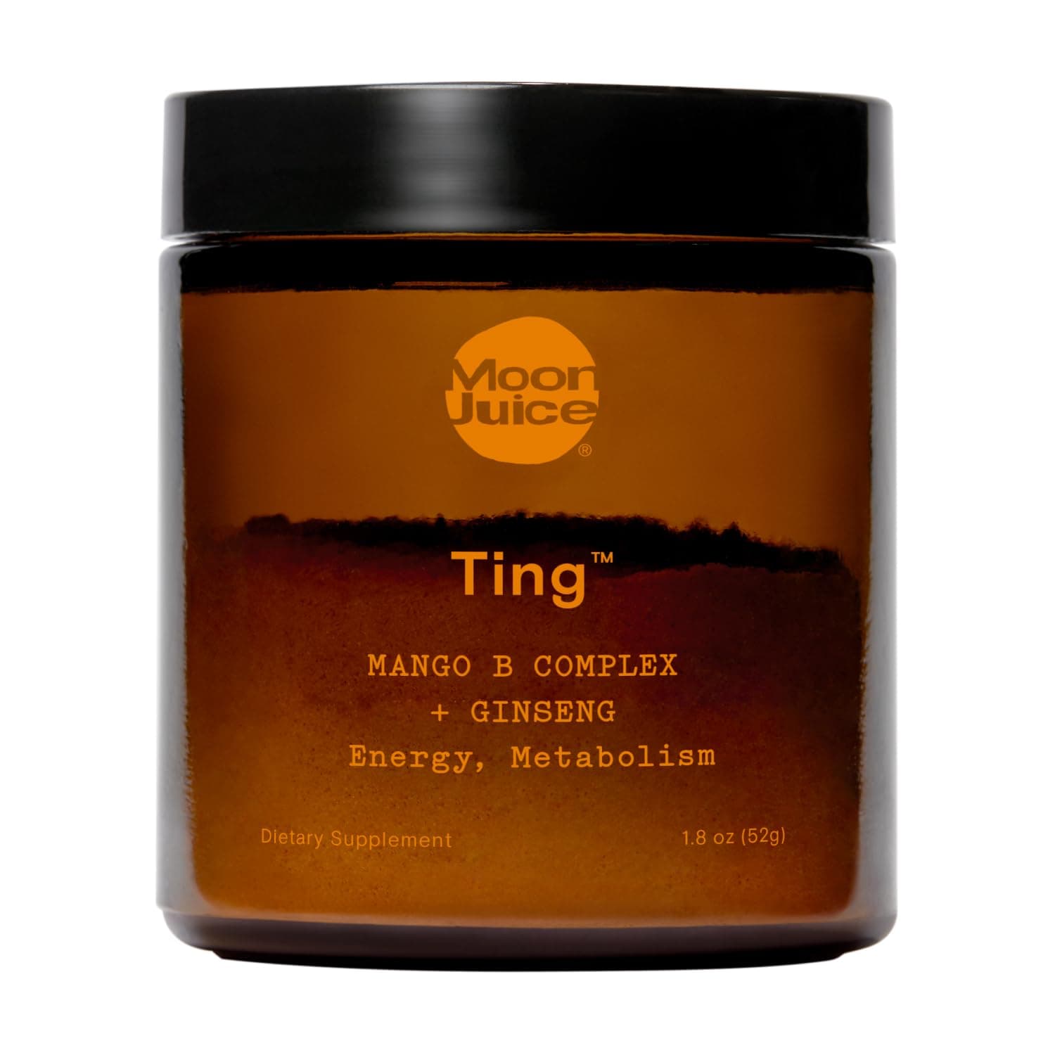 Ting - Vitamin B Complex Powder Supplement - Methylated B12, Folate, Ginseng, L-Glutamine & B Vitamins, Caffeine Free Energy & Digestion Support, Sugar Free, Mango, 1.8 oz, 25 Servings
