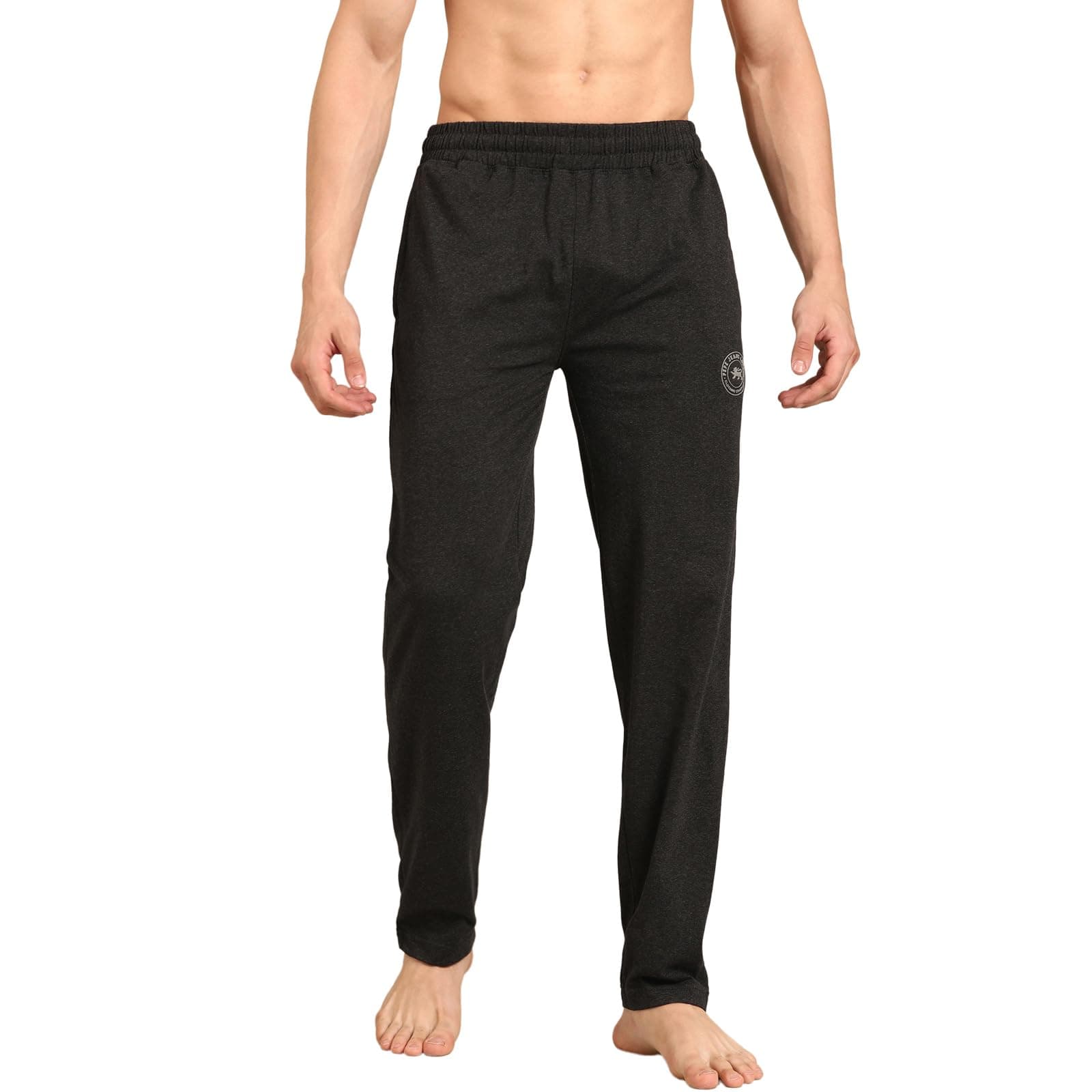 - Men's Regular Fit Mid Rise Track Pant
