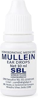Sbl Mullein Ear Drops Infections Earache Effective Relief Pain, Swimmer'S Ear, Excessive And Hardened Wax | Removal Solution With Natural Ingredients