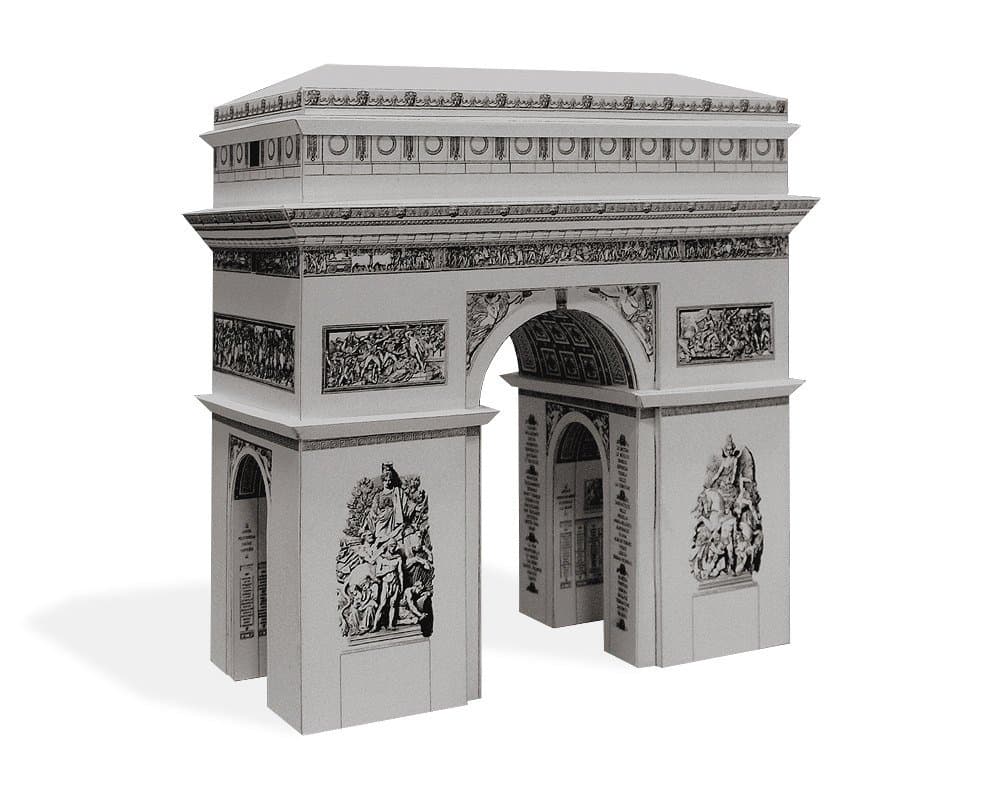 PaperLandmarks Arc de Triomphe Paper Model Kit