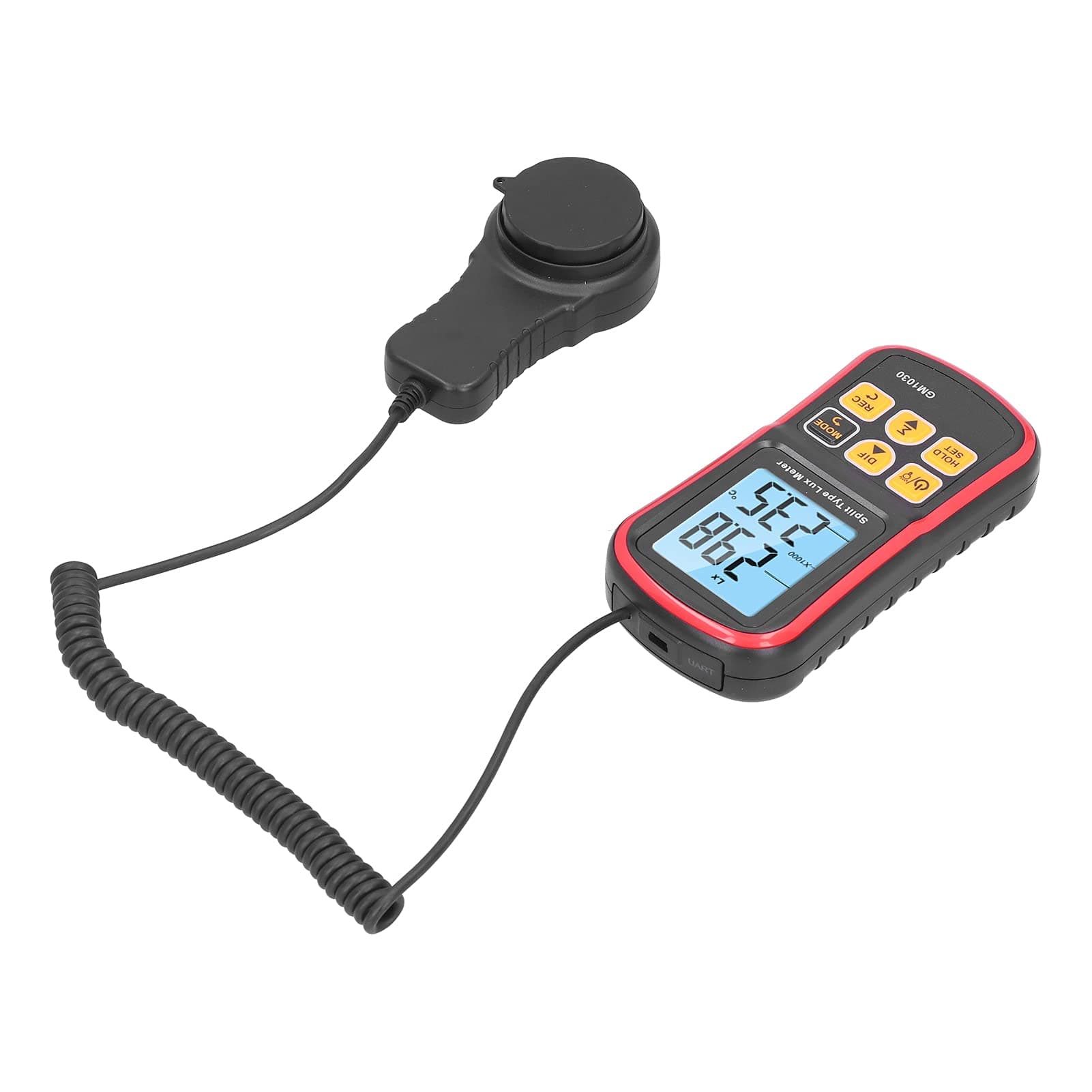 Industrial Grade Luminance Meter with Auto Range Feature, Lightweight Luxmeter for Field Surveys - BENETECH Digital Luminance Meter for Environmental Scientists
