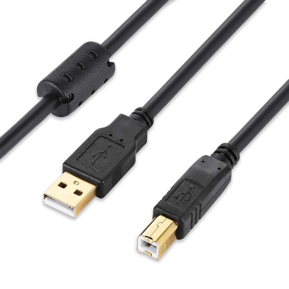 – USB 2.0 Printer Cable 10 m,Type A Male to B Male Scanner Cord for HP, Canon, Lexmark, Epson, Dell, Xerox, Samsung and More USB AtoB Printer Cord (10m)