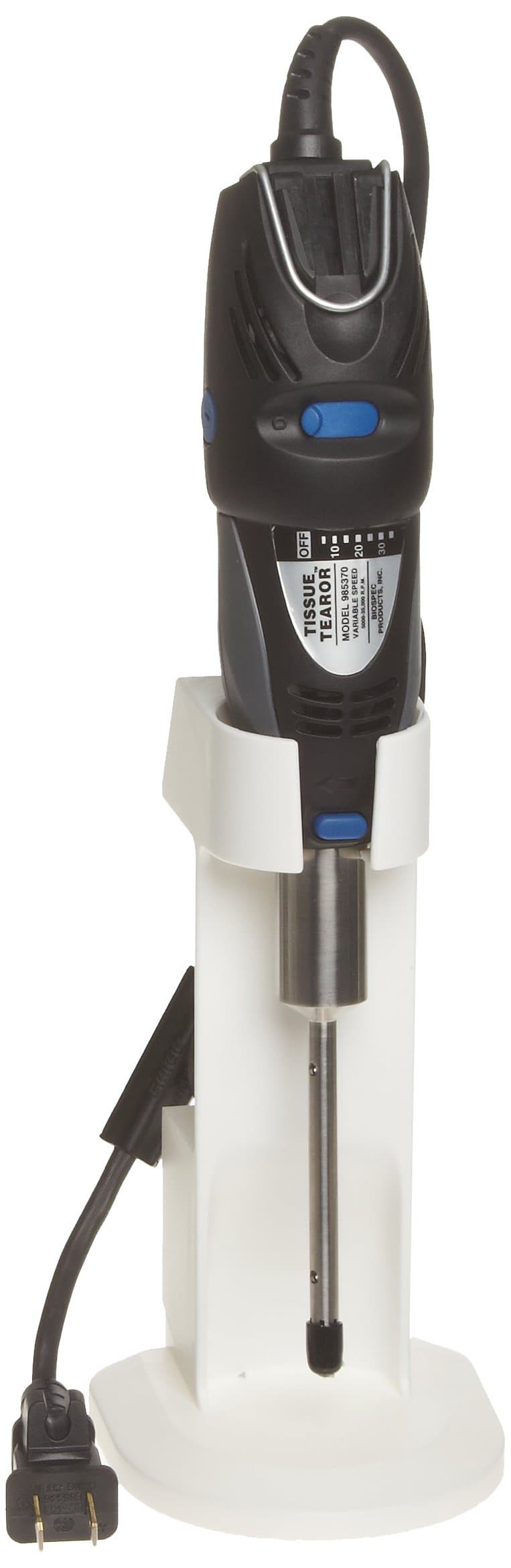 985370-07 Tissue-Tearor Homogenizer For 1-50 mL Samples, 5,000-35,000 rpm, 120 VAC, 8.3 cm Probe Working Length