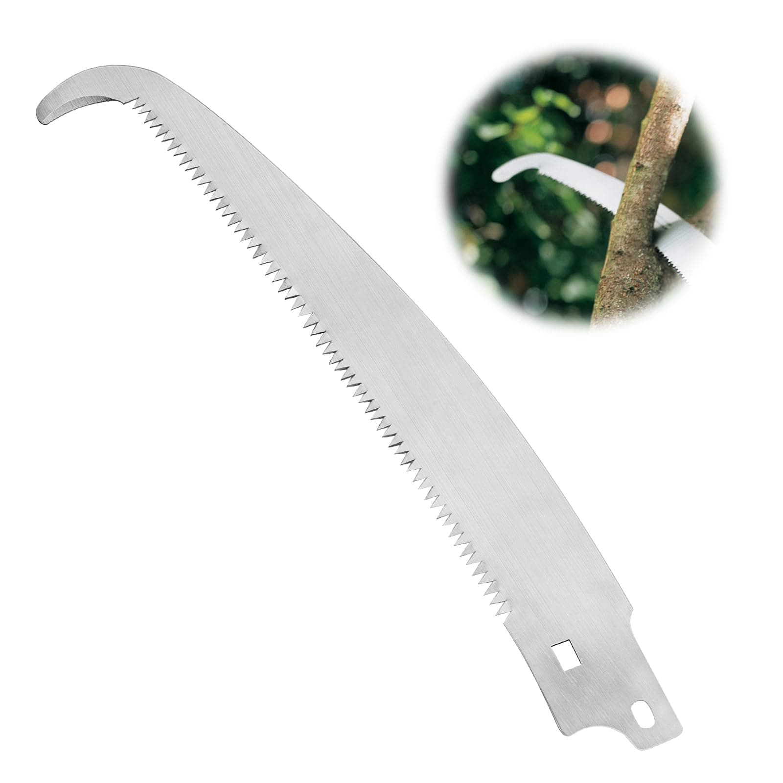 15 Inch Pole Pruning Saw Blade Replacement for Fiskars Chain Drive Extendable Pole Saw & Pruner, Tree Trimmer Saw Blade for Gardening Hand Saw Branch Cutting Tool Part