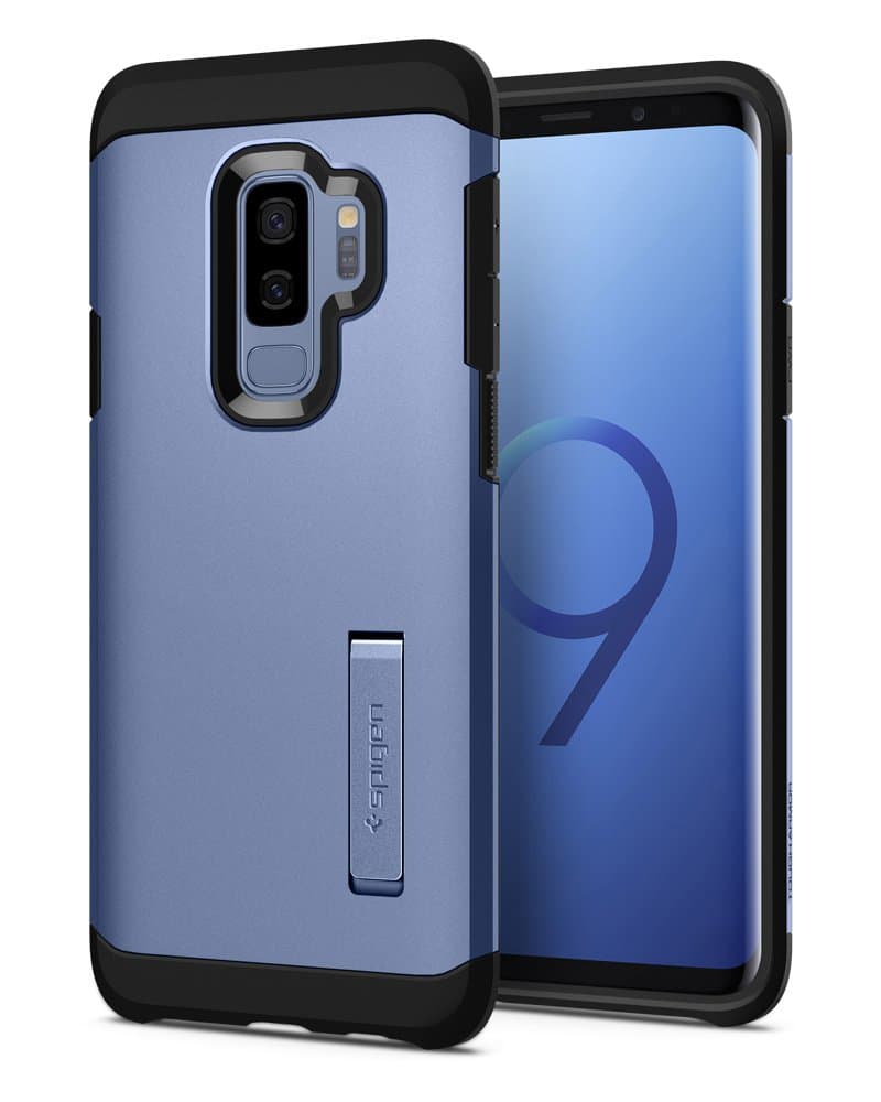 Spigen Tough Armor Case Compatible with Samsung Galaxy S9 Plus - Coral Blue