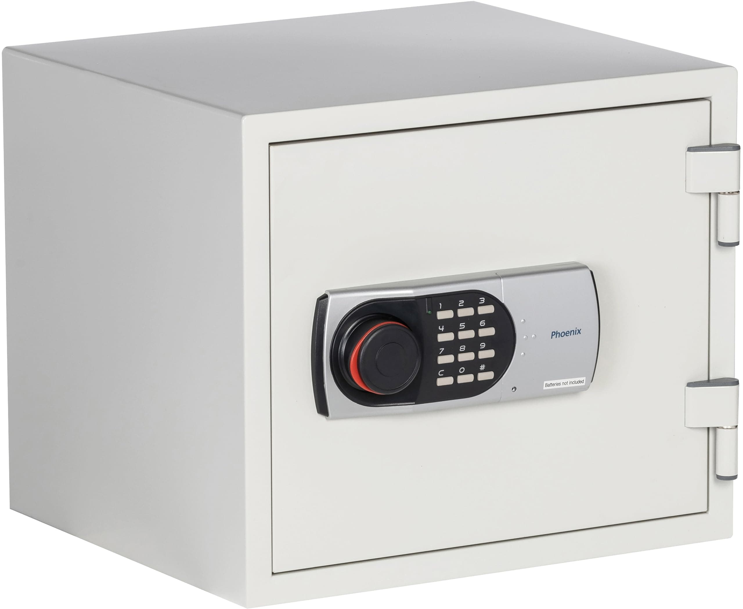 Phoenix Safe Olympian 1-Hour Fire Rated Fireproof Safe - Digital Lock - Bolt-Down Kit Included - For Home or Office 0.66 cubic feet, Off-White Finish, Model 1231