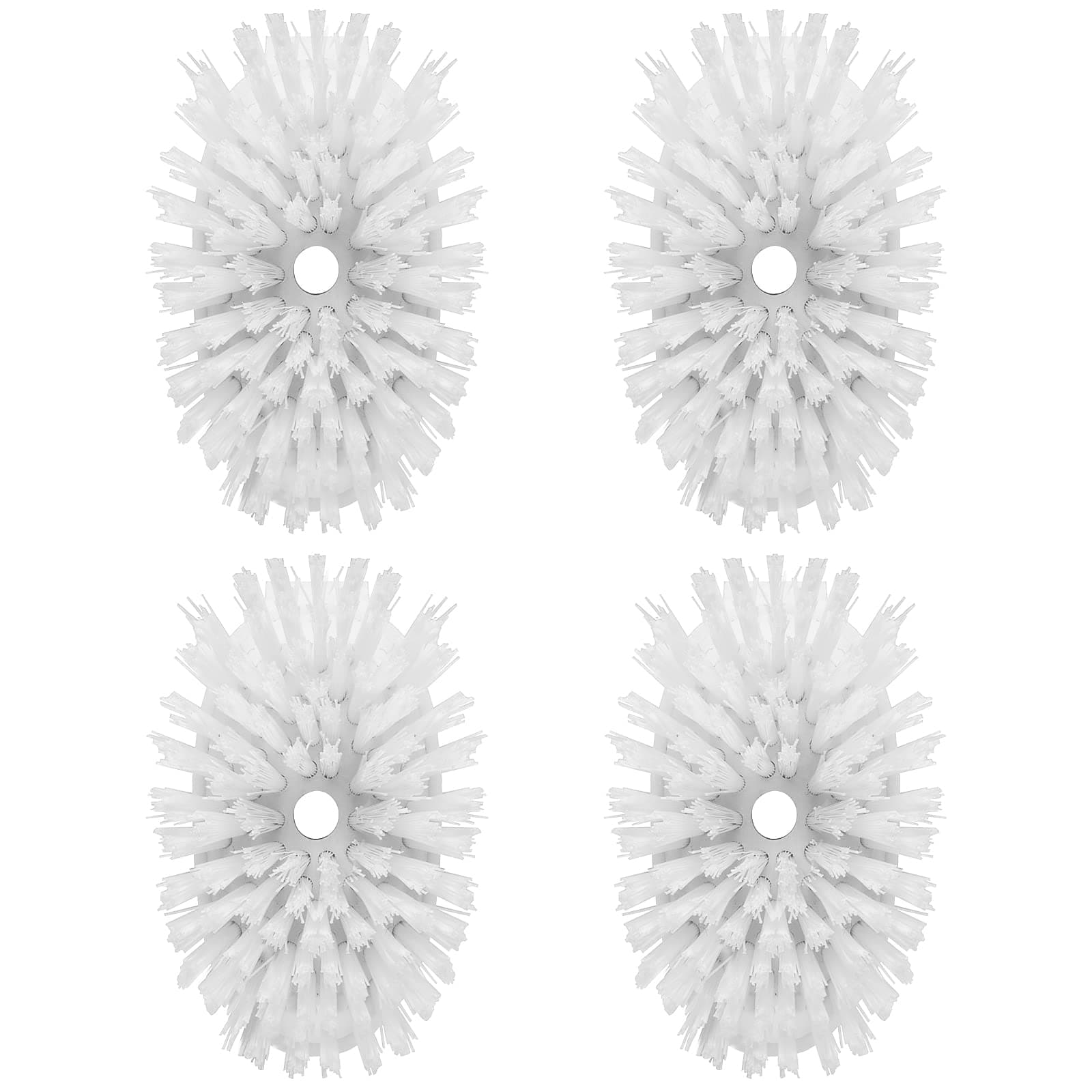 MR.SIGA Soap Dispensing Dish Brush Refills, 4 Pack