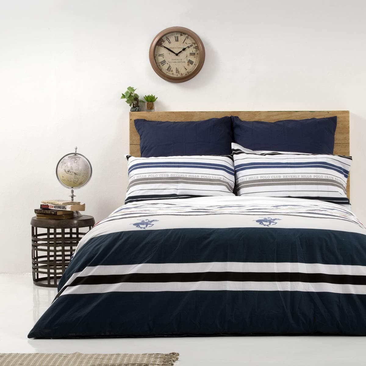 Beverley Hills Polo Maritime Bed Set Double
