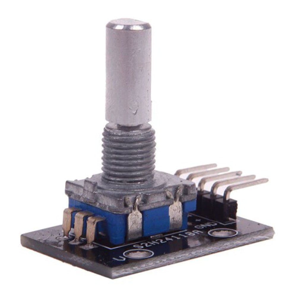 Optimus Electric Rotary Encoder Module for Arduino with Unlimited Rotation Count Potentiometer Replacement Used to Measure Motor Rotation and as Wheel Controller Knob from