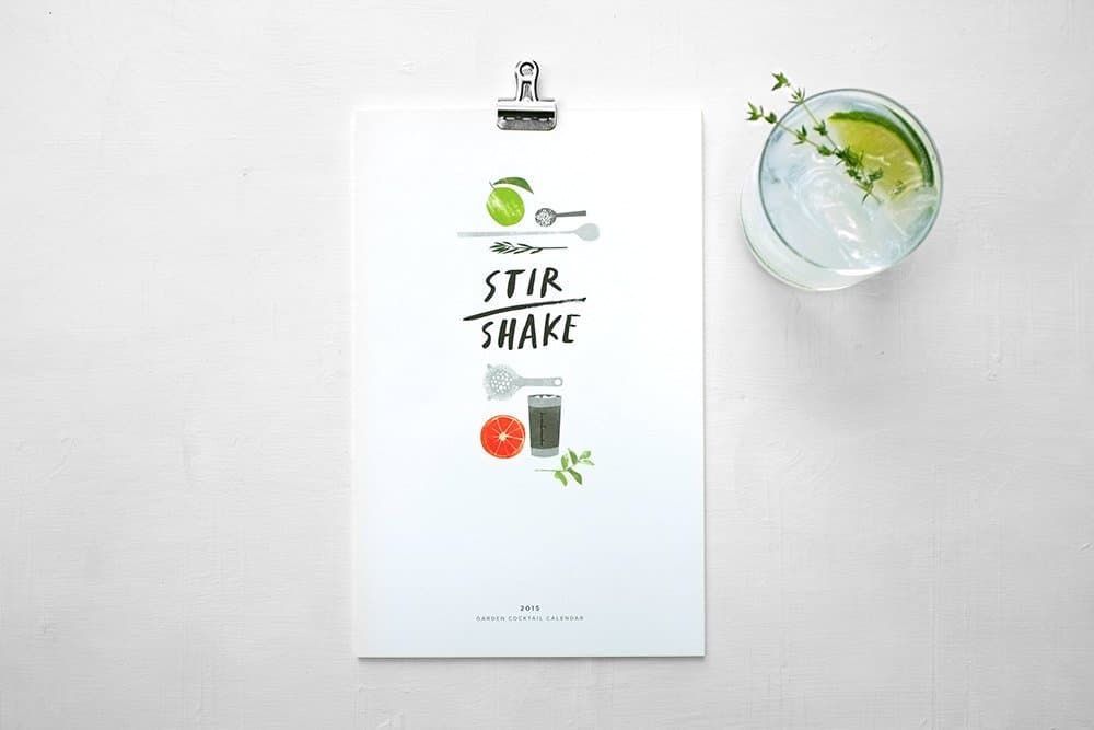 2015 Stir & Shake Cocktail Calendar